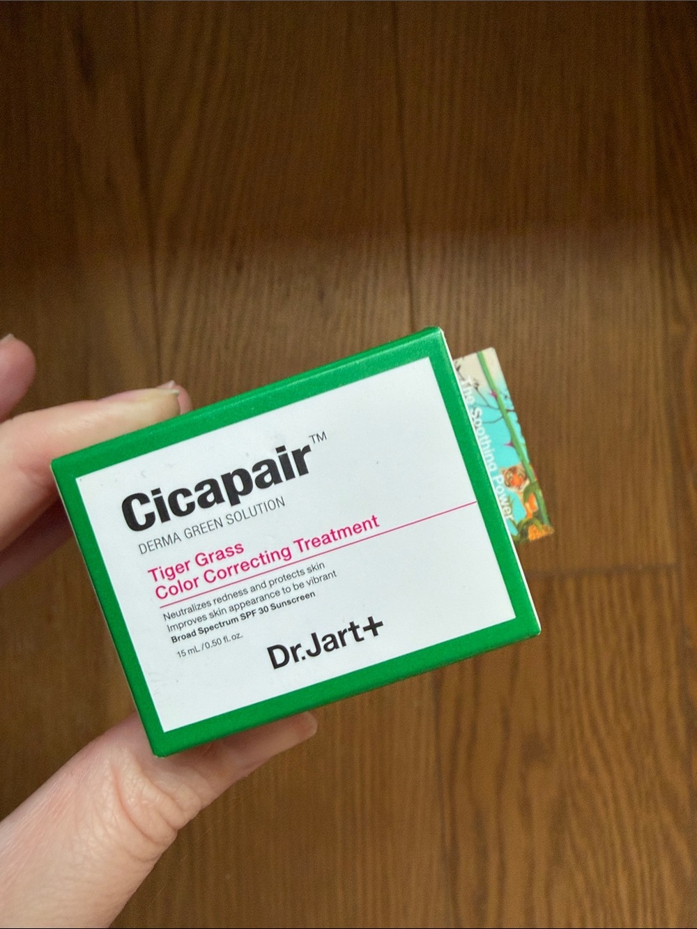 Cicapair Tiger Grass Color Correcting Treatment - Green